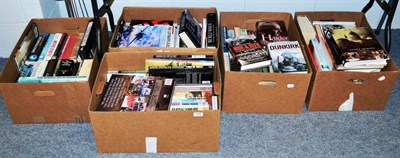 Lot 1066 - A large collection of World War II books, especially Third Reich (in five boxes)