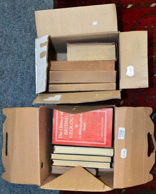 Lot 1132 - A small collection of geology books (in two boxes)