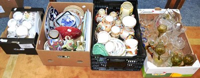 Lot 1140 - Decorative ceramics including tea sets (in four boxes)