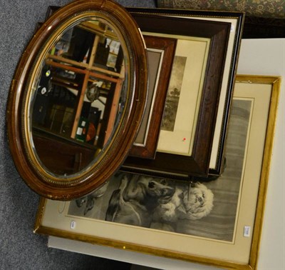 Lot 1168 - Gilt framed engraving ";Well Bread Fitters That Never Say They Are Bored";, framed shooting...