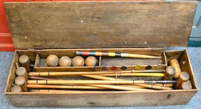 Lot 1197 - Croquet set