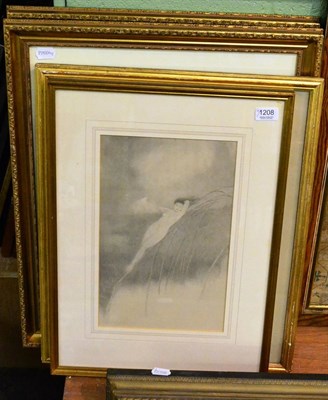 Lot 1208 - After Charles P Stainton a pair of silver print reproductions, together with two 20th century...