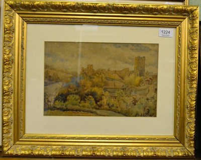 Lot 1224 - Frederick (Fred) Lawson (1888-1968) A view of Richmond, signed, watercolour, together with a...