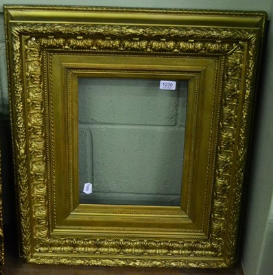 Lot 1230 - Victorian gesso frame