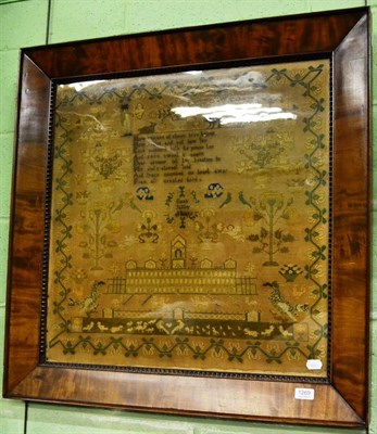 Lot 1269 - A 19th century sampler by Sarah Jagger