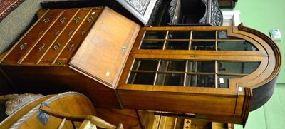 Lot 1310 - Queen Anne style bureau bookcase