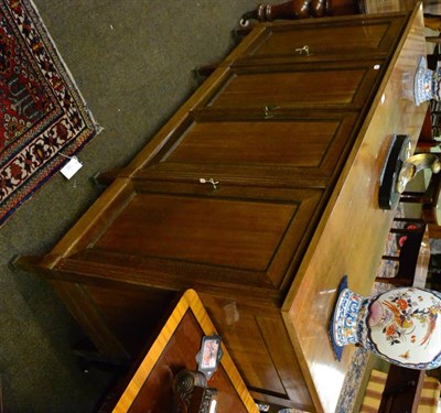 Lot 1325 - An Edwardian four door straight fronted sideboard