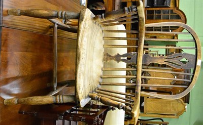 Lot 1329 - Ash and elm Windsor chair