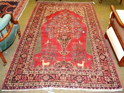 Lot 1363 - Kirman prayer rug