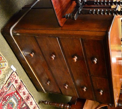 Lot 1408 - Victorian mahogany chest of drawers