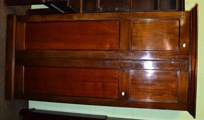 Lot 1433 - Victorian mahogany officer's linen cupboard