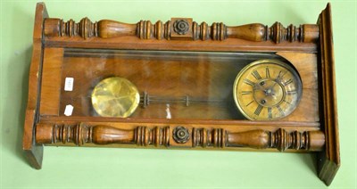 Lot 1451 - A Vienna type wall clock