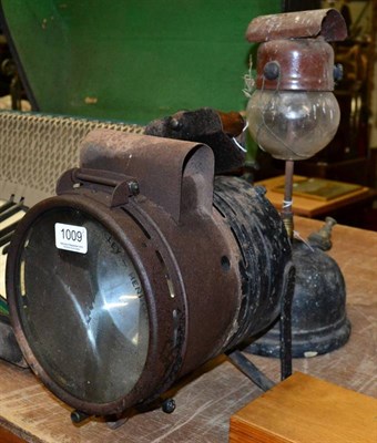 Lot 1009 - Tilley Onion lamp together with a Tilley-Hendon light (2)