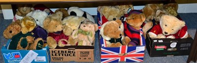 Lot 1046 - Group of twenty one Harrods Anniversary Teddy Bears (in four boxes)