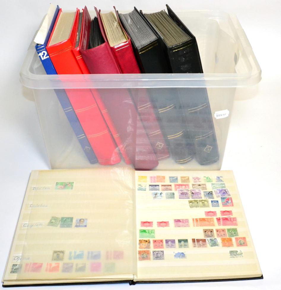 Lot 36 - GB and Commonwealth (Large plastic box) -  Mixed lot with mainly GB and Commonwealth including...