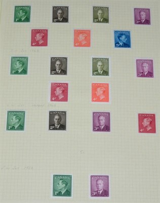 Lot 103 - British Commonwealth, all eras, mint and used in two red Simplex albums. Mostly low to middle...