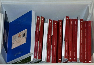 Lot 159 - A Quantity of Sotheby's stamp catalogues from 2006 to 2010. Includes Sir Swaine Baillie Great...