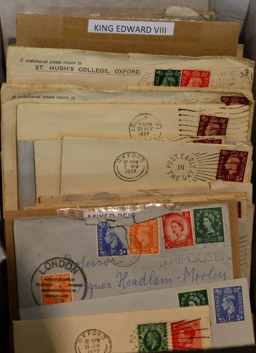 Lot 162 - Two Binders containing worldwide issues. Quantity of mainly European commercial mail from 1920s and