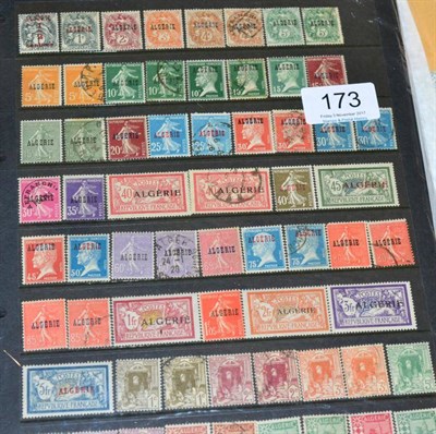 Lot 173 - Algeria. A mainly fresh mint near complete collection 1924 to 1958. Includes 1925-25...