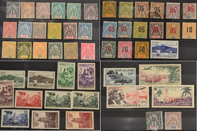 Lot 230 - Comoro Islands. A range of mainly fresh mint 1897 to 1907 Great Comoro issues. Plus 1950 to...