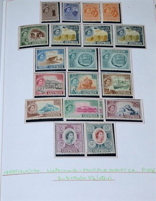 Lot 239 - Cyprus. A 1953 to 1999 mint collection (with occasional used) in a green springback album....
