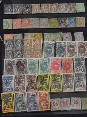 Lot 240 - Dahomey. 1899 to 1942 Fresh mint collection (plus the occasional used) on loose stock pages....