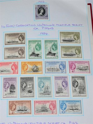 Lot 247 - Falkland Island Dependencies and South Georgia. A 1953 to 2012 near complete mint collection,...