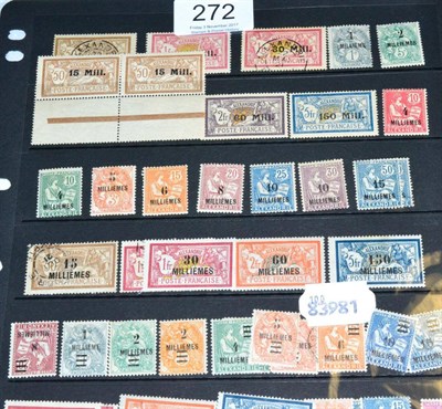 Lot 272 - French Post Offices in Egypt - Alexandria. An 1899 to 1930 fresh mint collection, plus some...