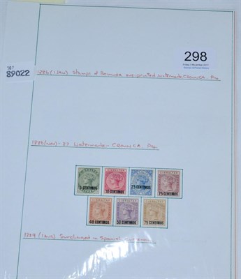 Lot 302 - Gibraltar - Great Britain Used In. Nine Great Britain Queen Victoria issued, with values to 1s, all
