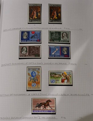 Lot 374 - New Zealand. 1874 to 1994 mainly mint collection in red Springback album. Includes 1925 Dunedin...