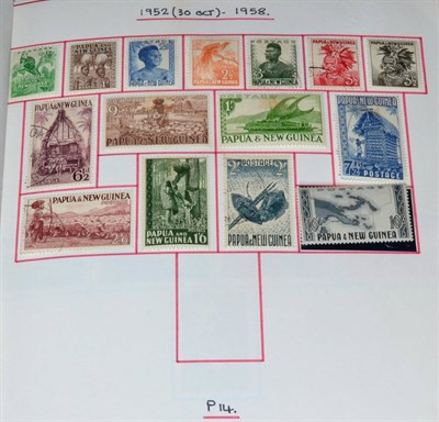 Lot 385 - Papua New Guinea. 1952 to 2003 near complete mint collection which occasional early used. Noted...