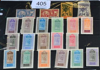 Lot 405 - Senegal. An 1887 to 1942 fresh mint (many unmounted), with occasional used.  Includes various...