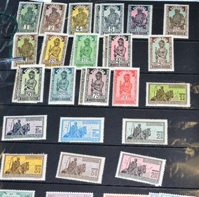 Lot 436 - Upper Volta. A 1920 to 1931 fresh mint collection. Includes 1928 Pictorials, Postage Dues