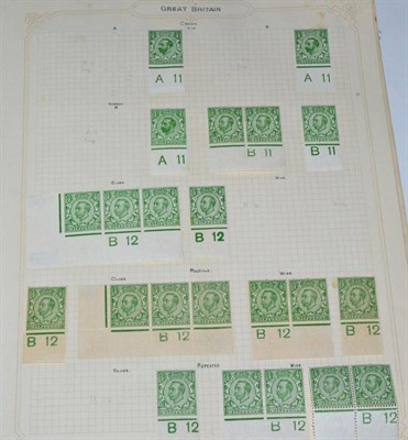 Lot 451 - Great Britain. A green springback album part filled with mint, late Queen Victoria to King George V