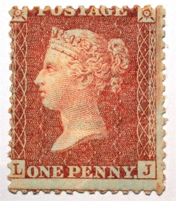 Lot 511 - Great Britain. 1855 1d Red L-J, Plate 23. Tall L. Centred to top left. Mint