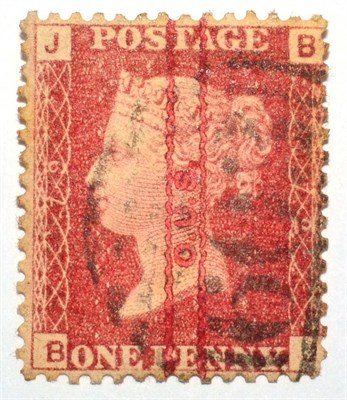 Lot 525 - Great Britain. 1864 to 1879 1d Red B-J. P Plate 79, with overprint D.U.S. Oxford Union Society Type