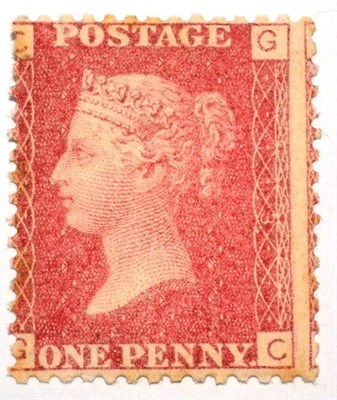 Lot 528 - Great Britain. 1864 to 1879 1d Red G-C, Plate 118. Inverted watermark. Centred to left. Good mint