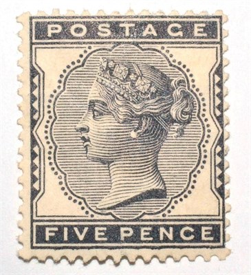 Lot 540 - Great Britain. 1881 5d Indigo. Mint