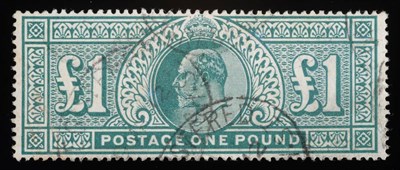 Lot 557 - Great Britain. 1911 to 1912 £1. Good used