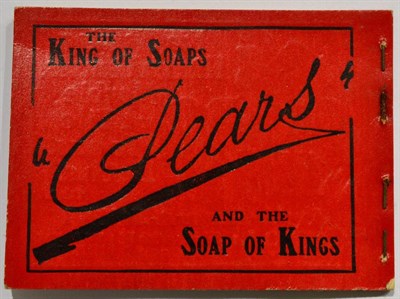 Lot 573 - Great Britain. September 1912 2s booklet. Watermark simple cypher, Pears in script on reverse....