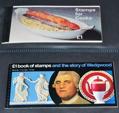 Lot 592 - Great Britain. A collection of Prestige booklets 1972 to 2014 plus stamps for cooks