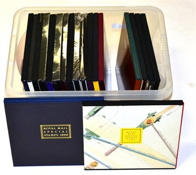 Lot 596 - Great Britain. A collection of nineteen Royal Mail Year books (five unopened) various years 1984 to