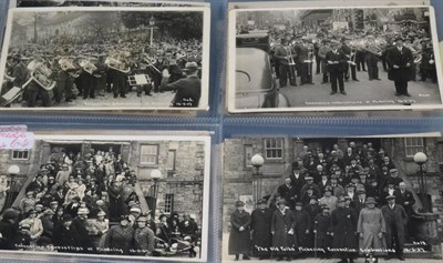 Lot 635 - Pickering. A collection of sixty-seven vintage cards. Includes street scenes, Coronation 1937...