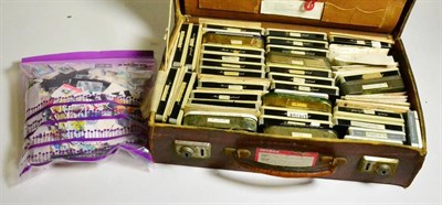 Lot 37 - A Small Attaché Case, a small box, envelopes etc housing world issues mint and used, including...