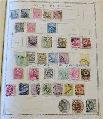 Lot 110 - A Very Distressed Ideal Postage Stamp Album.  Although remaindered, a number of better issues still