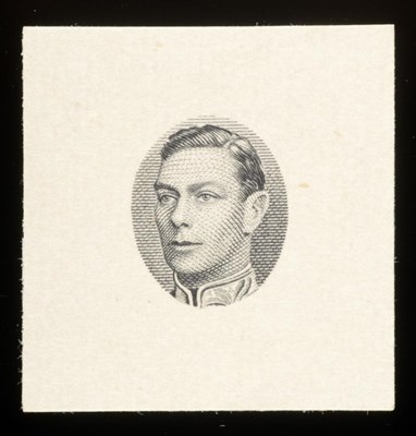 Lot 137 - Die Proof of the Waterlow Type King George VI, three quarter face vignette. Used for many...