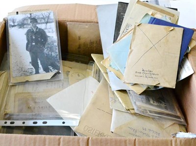 Lot 205 - Austria and Germany. A box housing World War I and pre WWI covers, cards, correspondence etc