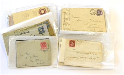 Lot 206 - A Small Collection of Covers, majority British from pre stamp to middle period. Includes some...