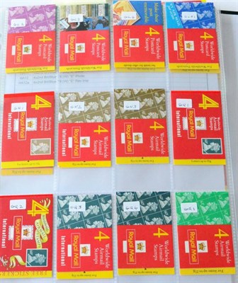 Lot 211 - Great Britain. A 1987 to 2000 collection of Machin booklets with and without face values in a...