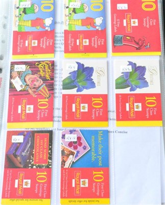 Lot 212 - Great Britain. A 1992 to 2006 collection of booklets. Contains Barcode booklets (including the...